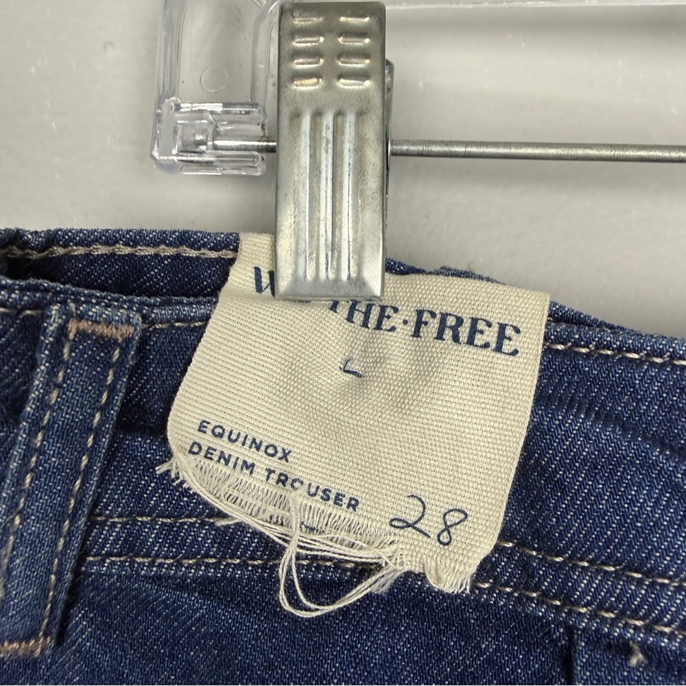 Free People Equinox Ultra Wide Leg Trouser Denim Jeans - Picture 6 of 7